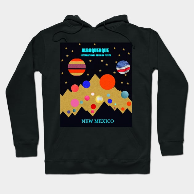 Albuquerque International Balloon Fest artwork A Hoodie by dltphoto